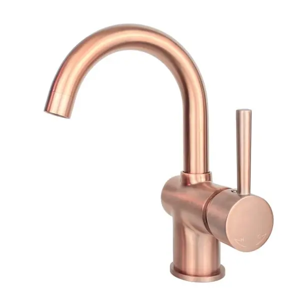 Seizoensaanbieding Best-design "lyon-bondorf" wastafelmengkraan met drb.uitloop mat-rose-goud