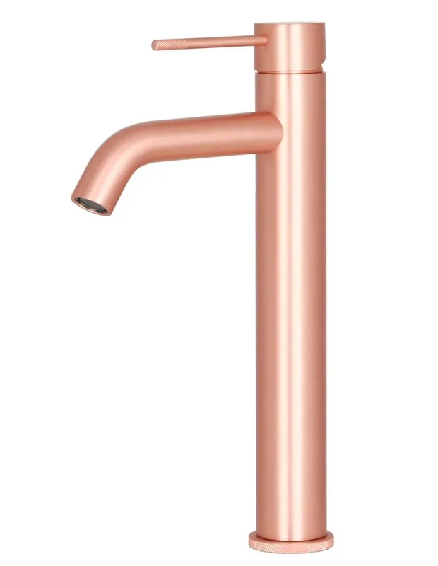 Best-design "lyon-nerola" hoge-wastafelmengkraan rose'-mat-goud Gratis Retour