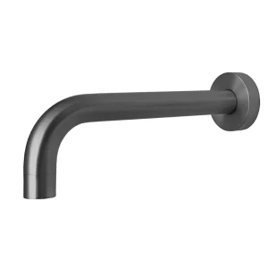 Best-design "moya" 90? muuruitloop met rozet 1/2"x 21 cm gunmetal Betrouwbaar