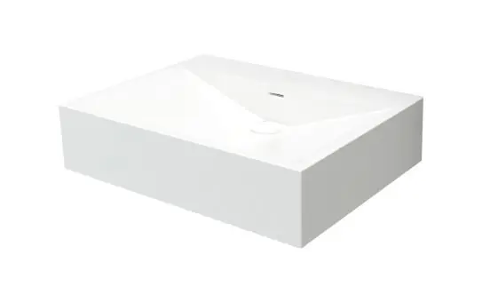 Betrouwbaar Best-design "oasis" wastafel "just-solid" 60x45x14,5cm