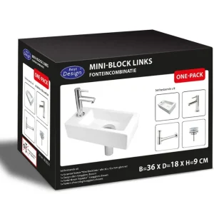 Best-design "one pack" fonteincombinatie "mini-block links" Direct Beschikbaar
