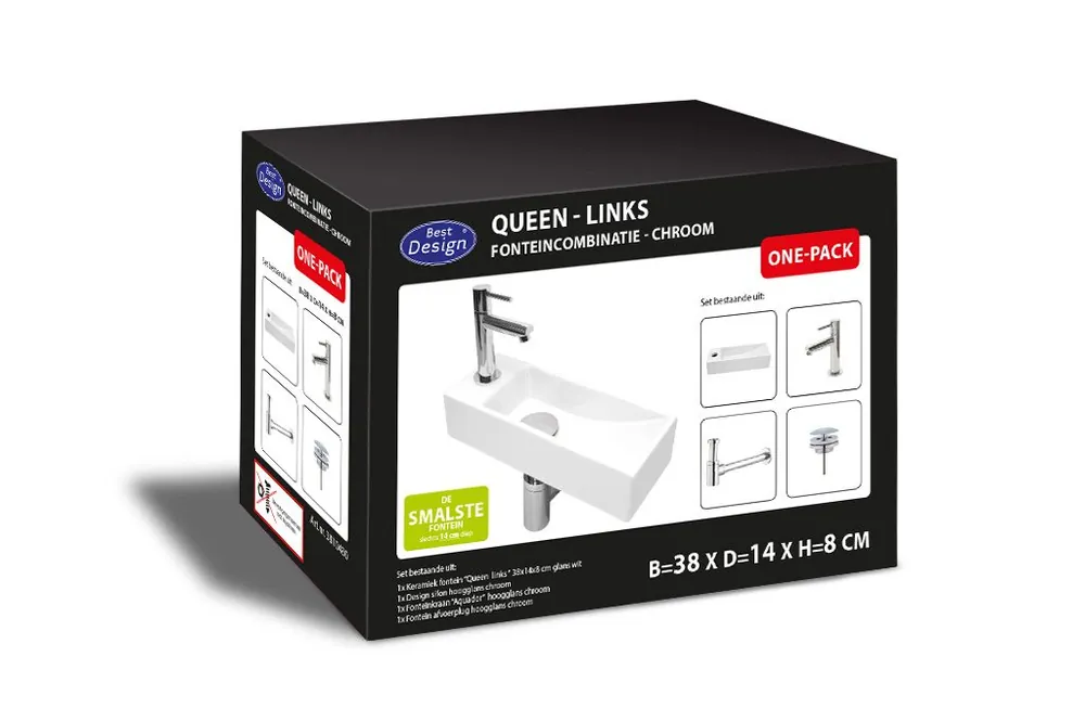 Best-design "one pack" fonteincombinatie "queen links" Lage Kosten