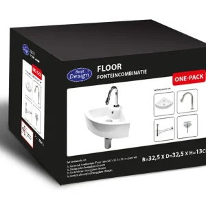 Exclusieve Aanbieding Best-design "one pack" hoek fonteincombinatie "floor"