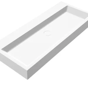Best-design "opera-100" wastafel "just-solid" 100x42x10cm Goedkoop