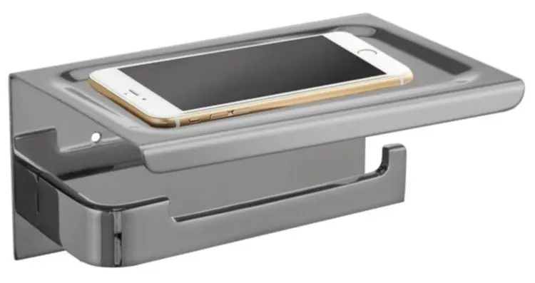 Express Levering Best-design "phone" toiletrolhouder "ore"rvs-304 (zonder telefoon)