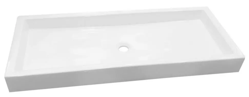 Best-design "proba" opbouw wastafel 100x45x9cm Populair