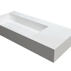 Best-design "q90" wastafel "just-solid" 90x48x13cm Direct Verzonden