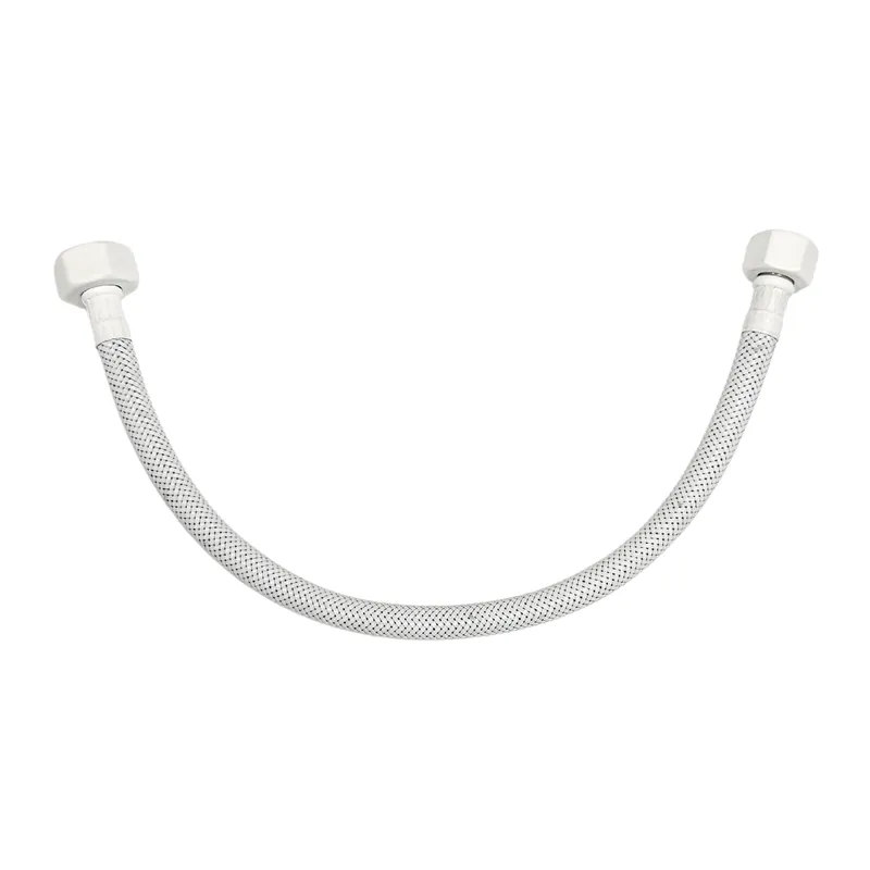 Korting Best-design "white" flexibele aansluitslang 35 cm 1/2" x 3/8" mat-wit
