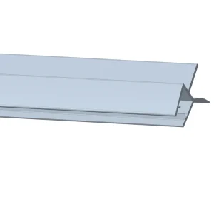 Best-design afsluitstrip onderkant voor "baron" nisdeur" nr: 04 Populair