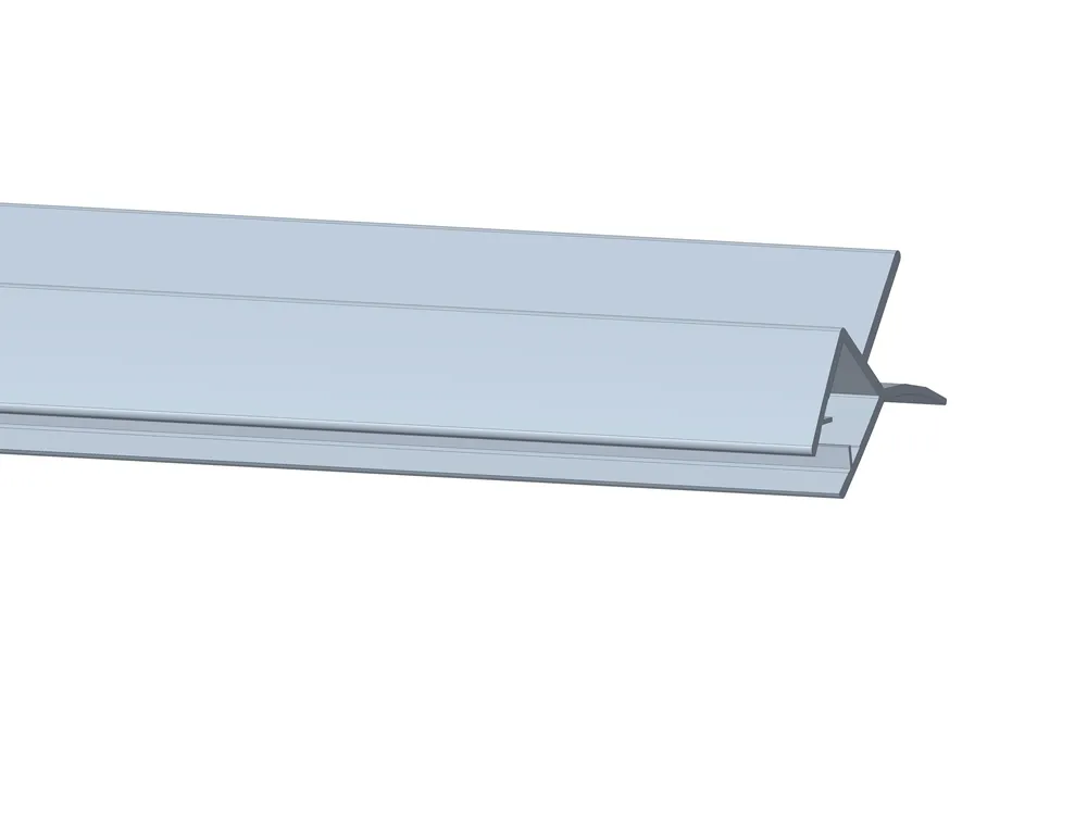 Best-design afsluitstrip onderkant voor "baron" nisdeur" nr: 04 Populair
