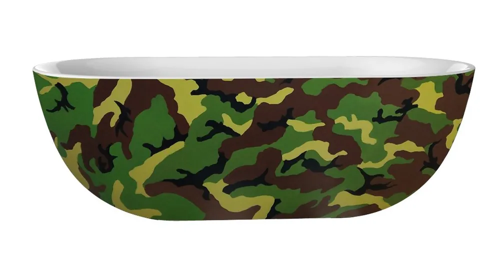 Dagaanbieding Best-design color "camouflage" vrijstaand bad 180x86x60cm
