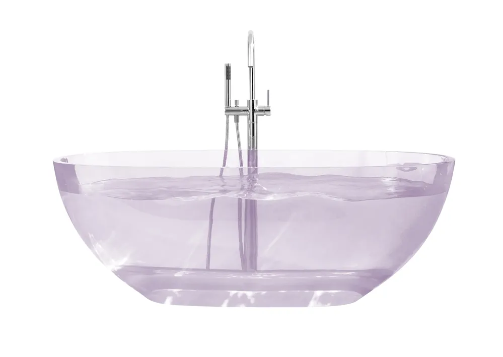 Best-design color "transpa-clear" vrijstaand bad 170x78x56cm Beperkt Aanbod