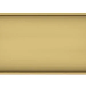 Best-design nancy "lotus" inbouwnis 61x30.5x7 cm mat-goud Hoge Kwaliteit