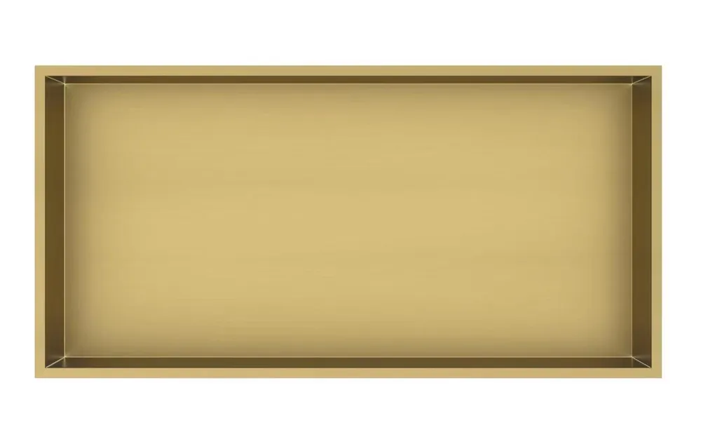 Best-design nancy "lotus" inbouwnis 61x30.5x7 cm mat-goud Hoge Kwaliteit