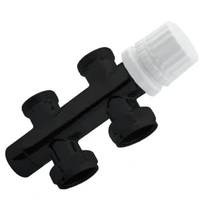 Dagaanbieding Best-design nero-luxe "onderblok recht" 3/4''x3/4" mat-zwart