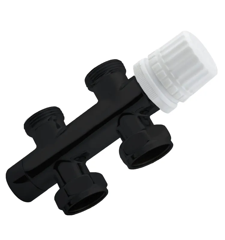 Dagaanbieding Best-design nero-luxe "onderblok recht" 3/4''x3/4" mat-zwart