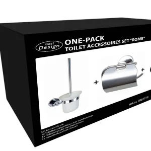 Best-design one-pack toilet accessoires set "rome" Flitsaanbieding