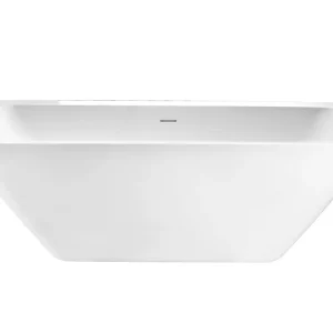 Alleen Vandaag Best-design semi-vrijstaand-bad "borgh" just-solid 180x85x55cm