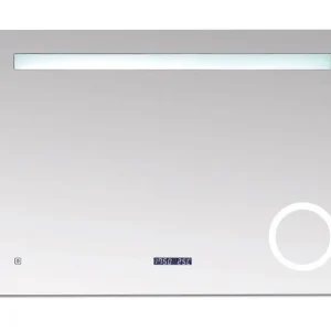 Must-Have Best-design spiegel "linet" incl. klok & vergroting b=100 x h=70cm