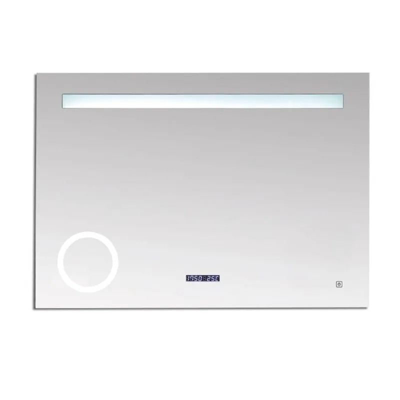 Flitsaanbieding Best-design spiegel "linet" incl. klok & vergroting b=120 x h=70cm