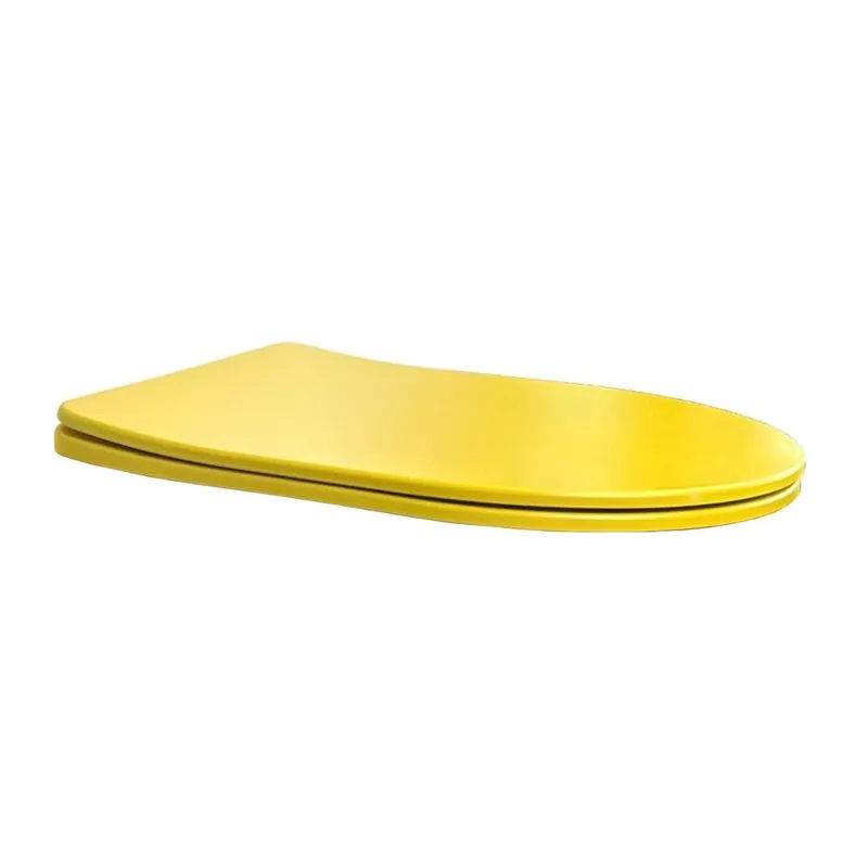 Best-design toiletzitting soft-closing "morrano-49" mat-geel ter vervanging Uitverkoop
