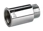 Gecertificeerd Chroom kraanverlengstuk 1/2"x10mm