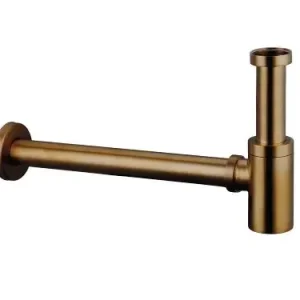 Goedkoop Design afvoersifon rond koper 33cm