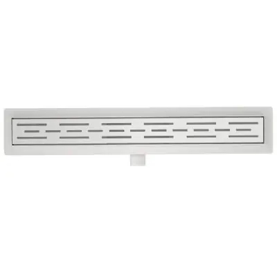 Douchegoot Classic 80cm mat wit set met rooster Hete Deal