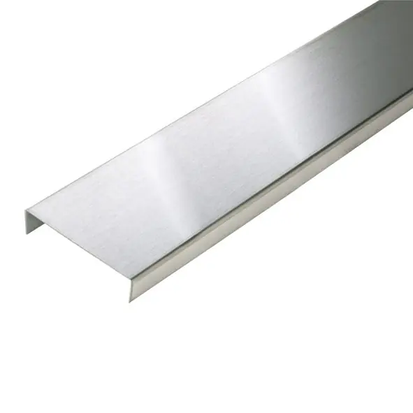 Hete Deal Eindprofiel rvs glazen bouwstenen 2,5m