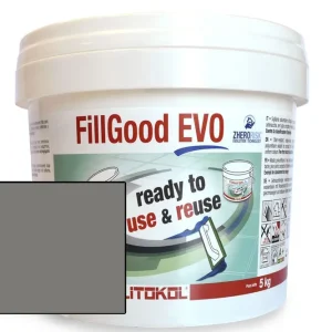 Lage Prijs Fillgood evo 125 grigio cemento 5kg