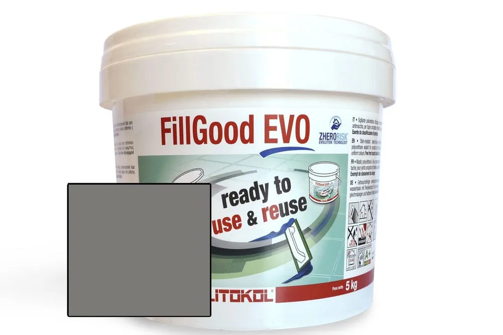 Lage Prijs Fillgood evo 125 grigio cemento 5kg