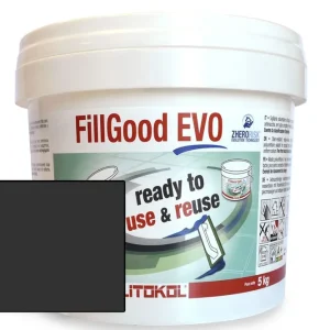 Goedkoop Fillgood evo 140 nero grafite 5kg