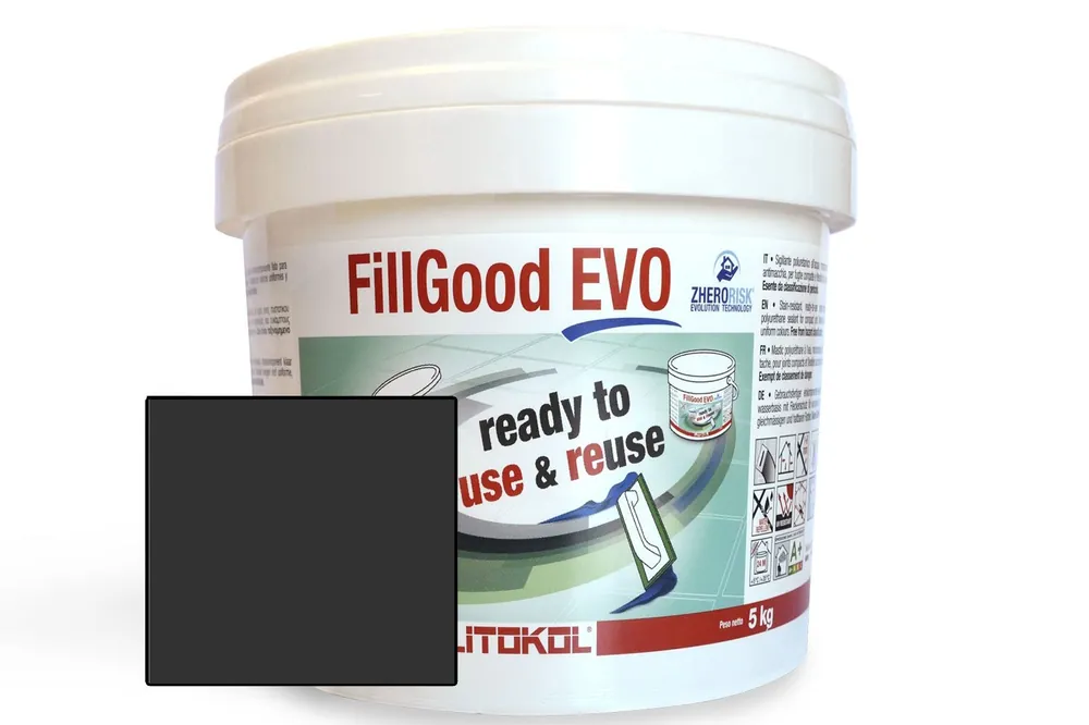 Goedkoop Fillgood evo 140 nero grafite 5kg