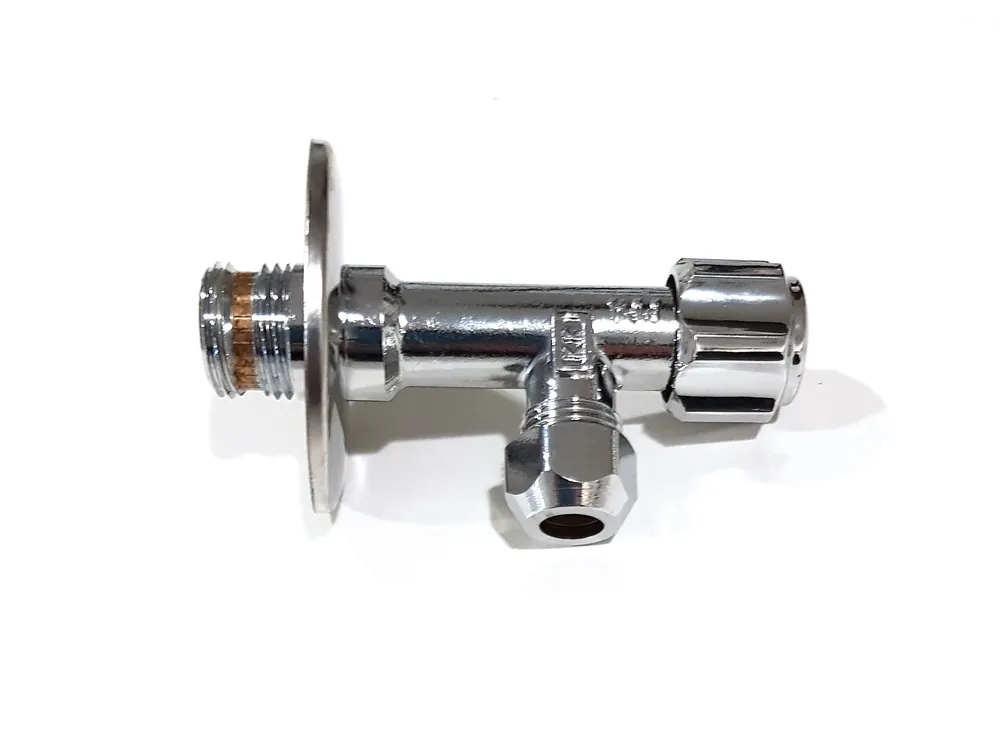Hoekstopkraan 1/2"x 3/8" (10 mm knel) kiwa Uitverkoop