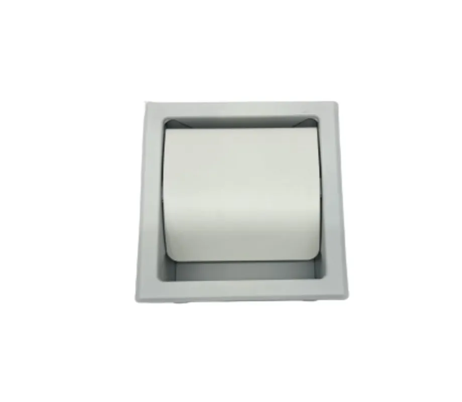 InWall inbouw toiletrolhouder mat wit Dagaanbieding