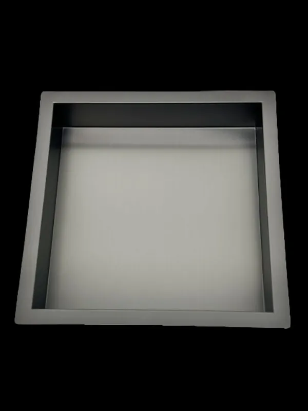 InWall inbouwnis gun metal 30x30x7cm Gecertificeerd
