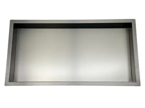 Goedkoop InWall inbouwnis gun metal 30x60x7cm