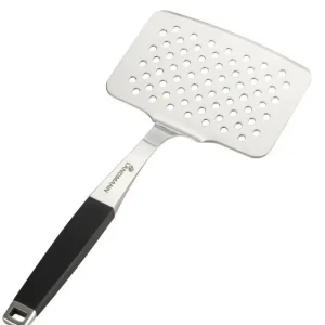 Landmann pure visspatel groot rvs/rubbergreep 45x20cm Aanbieding