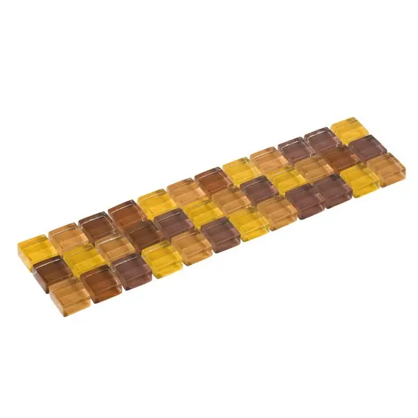 Beperkte Voorraad Listello mozaiek oker mix 4,8x19,5 cm