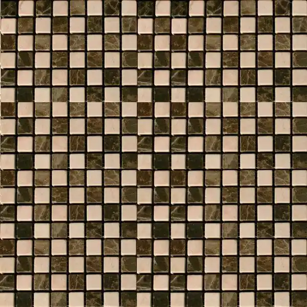Mozaiek naturale nm.001 emperador 1,5x1,5 cm (30x30cm) Shop Nu