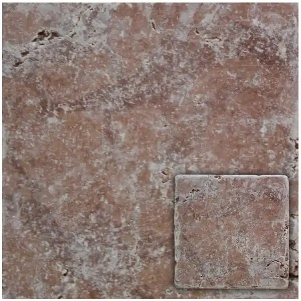 Natuursteen rosso veron antik 10x10 cm Beperkte Voorraad