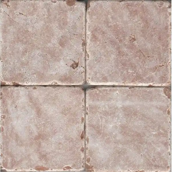 Natuursteen rosso veron antik 20x20 cm Op = Op