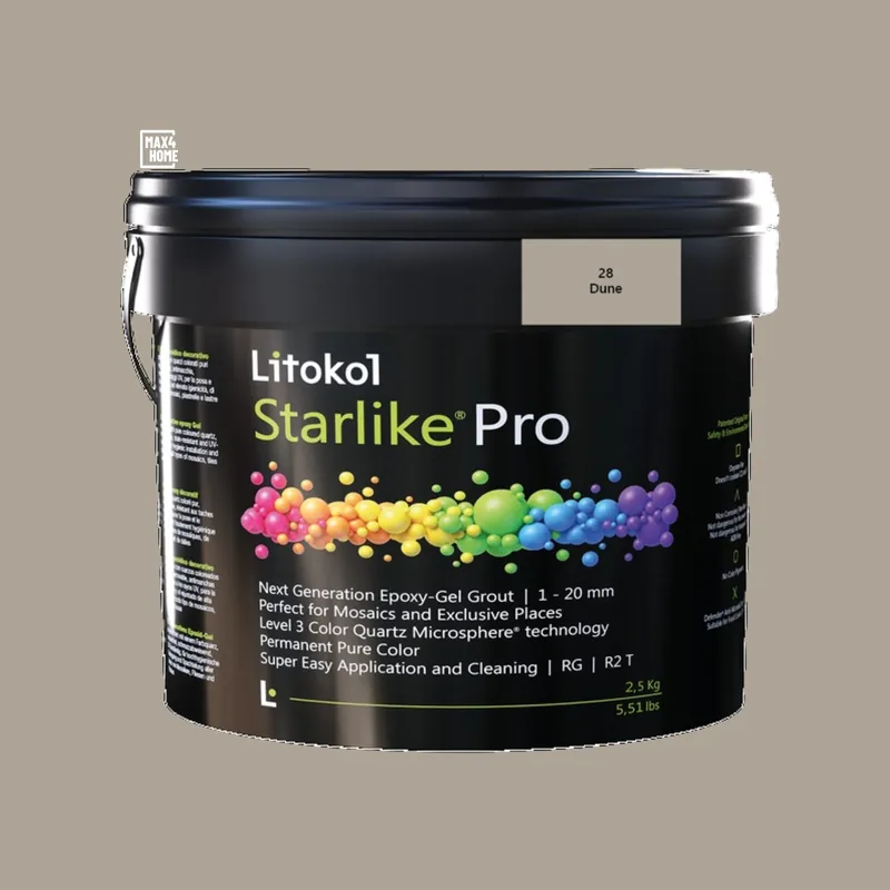 Premium Starlike Pro Lijm en Voegmiddel 2 Componenten Epoxy - 28 Dune 2,5kg