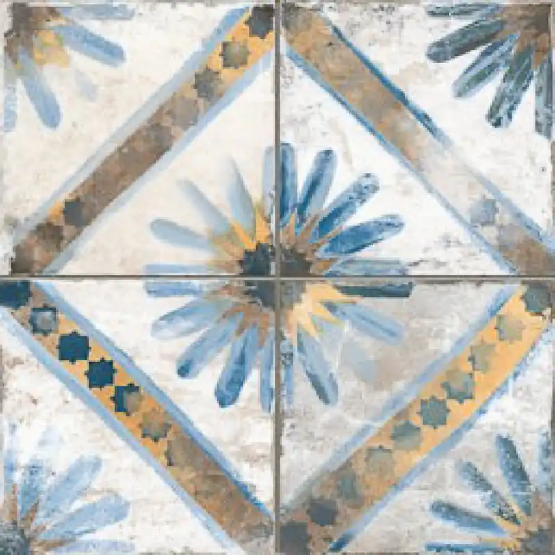 Tegels GT Marrakech Blue 45x45cm Beperkt Aanbod