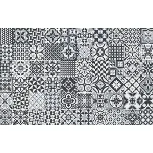 Hoge Kwaliteit Tegels heritage decor black 32x62 cm (sample)