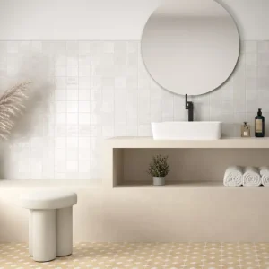 Flitsaanbieding Tegels handvorm Ibiza White 10x10cm