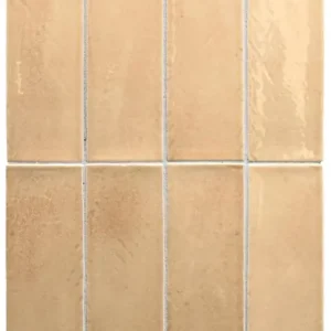 Superprijs Tegels Kyoto Golden Ochre 5x15cm Glans