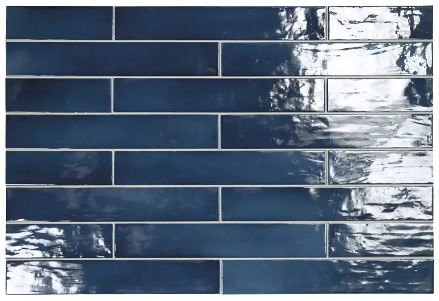 Favoriet Tegels handvorm Manor Ocean Blue 6x40cm