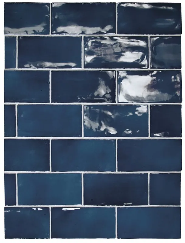 Tegels handvorm Manor Ocean Blue 7,5x15cm Bestseller