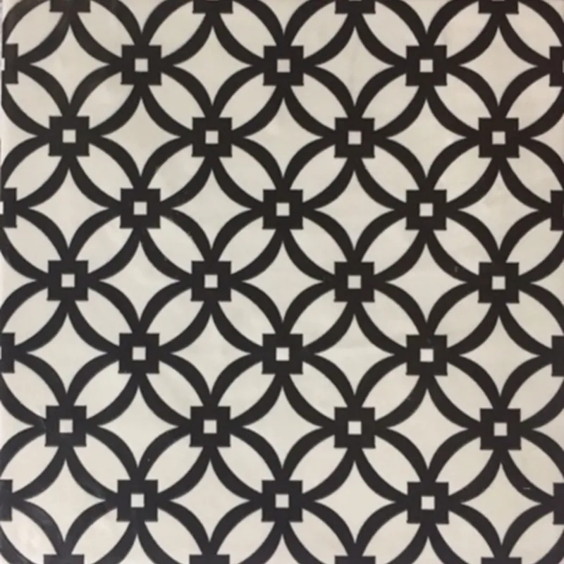 Korting Tegels modena griglia bianco e nero 22,5x22,5 cm (sample)